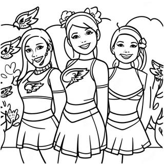 Pagina Para Colorir Das Cheerleaders Dos Arizona Cardinals 30659-27524