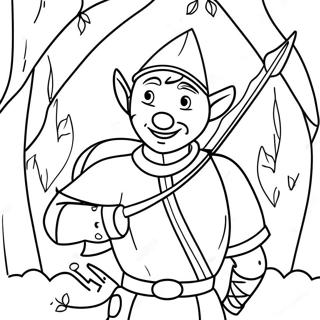 Pagina Para Colorir Do Robin Hood Com Os Homens Alegres 30739-27588