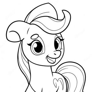 Pagina Para Colorir Da Applejack Com Um Grande Sorriso 30819-27651