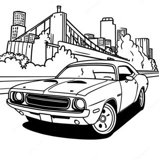 Pagina Para Colorir Do Dodge Challenger 30838-27664