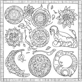 Pagina Para Colorir De Simbolos Culturais 30858-27680