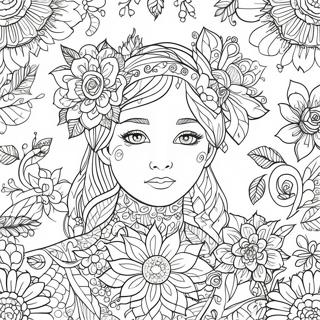 Pagina Para Colorir De Fantasia Floral De Johanna Basford 30869-27689