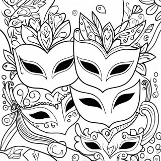 Pagina Para Colorir De Mascaras De Masquerade 30878-27696