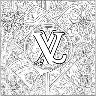 Pagina Para Colorir Do Logotipo Da Louis Vuitton 30908-27718