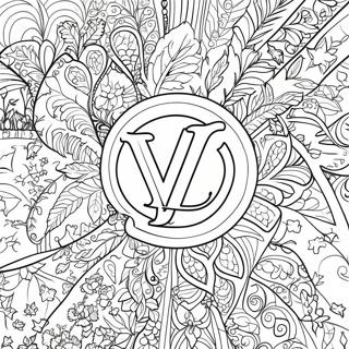 Pagina Para Colorir Do Logotipo Da Louis Vuitton 30908-27720