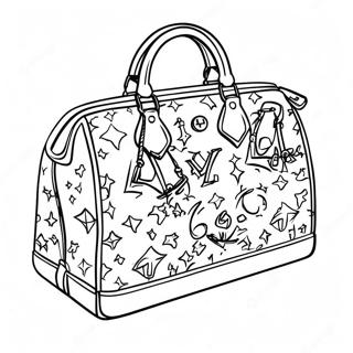 Pagina Para Colorir De Bolsa Da Louis Vuitton 30909-27722