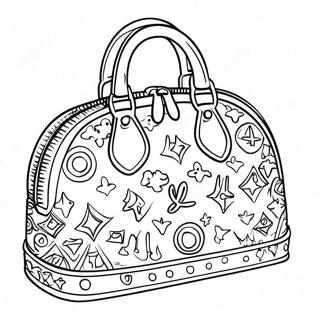 Pagina Para Colorir De Bolsa Da Louis Vuitton 30909-27724