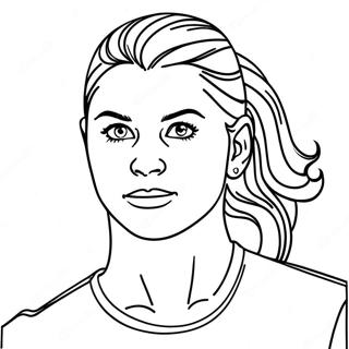 Pagina Para Colorir Da Acao De Alex Morgan 30968-27766