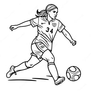 Pagina Para Colorir Da Acao De Alex Morgan 30968-27768