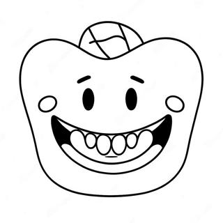 Pagina Para Colorir Dos Dentes Sorridentes E Felizes 30979-27780