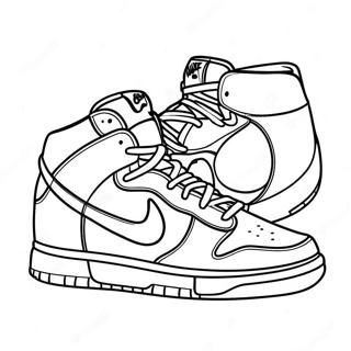 Pagina Para Colorir De Tenis Nike Dunk 31098-27870