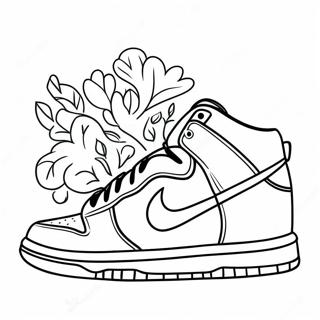 Pagina Para Colorir De Sapatos Nike Dunk Coloridos 31099-27874