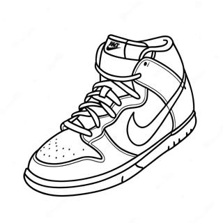 Pagina Para Colorir De Sapatos Nike Dunk Coloridos 31099-27875