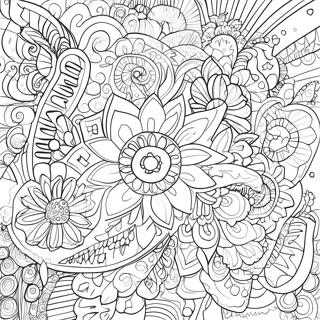 Pagina Para Colorir De Doodle 311-251