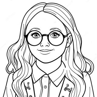 Luna Lovegood Páginas Para Colorir