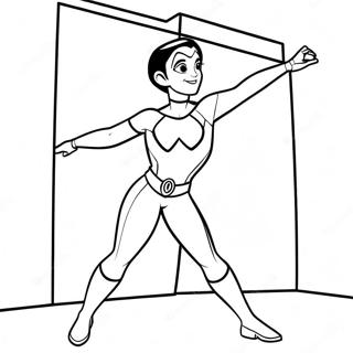 Pagina Para Colorir Da Elastigirl Se Esticando 31279-28017