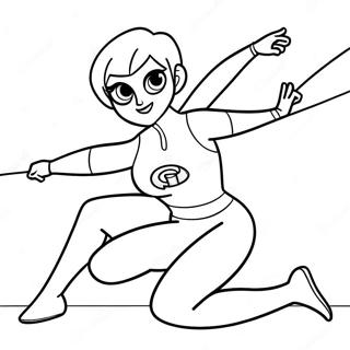 Pagina Para Colorir Da Elastigirl Se Esticando 31279-28019