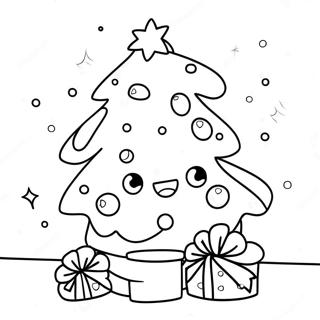 Pagina Para Colorir Da Arvore De Natal Cocomelon Alegre 31299-28034