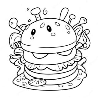 Pagina Para Colorir De Krabby Patty 31398-28110