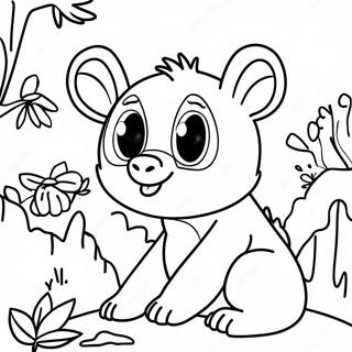 Pagina Para Colorir De Zoboomafoo Brincando Com Amigos 31419-28131