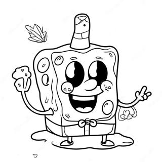 Pagina Para Colorir Spongebob Stoner 31488-28183