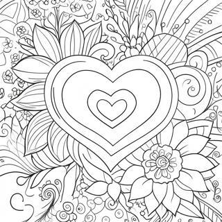 Pagina Para Colorir De Amor Floral Romantico 3149-2576