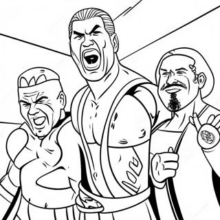 Pagina Para Colorir Superstars Da Wwe Em Acao 31639-6742