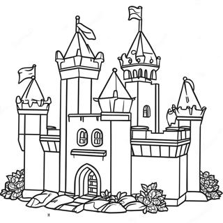 Pagina Para Colorir De Castelo Colorido De Tijolos Lego 31689-12908