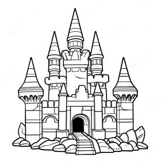 Pagina Para Colorir De Castelo Colorido De Tijolos Lego 31689-13049