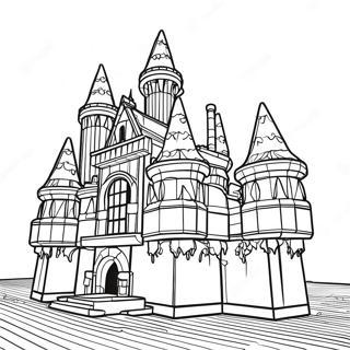 Pagina Para Colorir De Castelo Colorido De Tijolos Lego 31689-13051