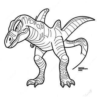 Pagina Para Colorir Indoraptor Do Mundo Jurassico 31758-16310