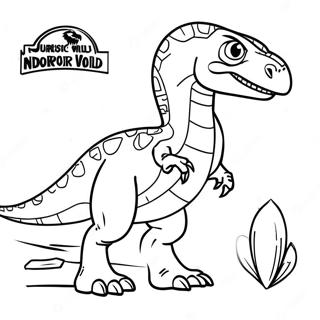 Pagina Para Colorir Indoraptor Do Mundo Jurassico 31758-16311