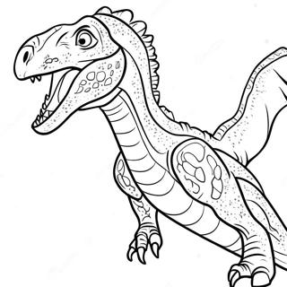 Pagina Para Colorir Indoraptor Rugindo 31759-16313