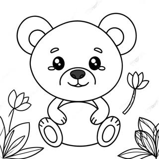 Pagina Para Colorir Urso Kawaii 31768-16319