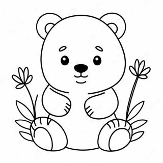 Pagina Para Colorir Urso Kawaii 31768-16320