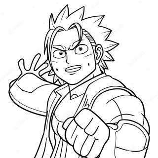 Pagina Para Colorir Denki Kaminari Em Acao 31789-16337