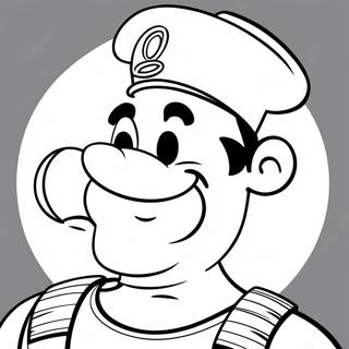 Popeye Páginas Para Colorir