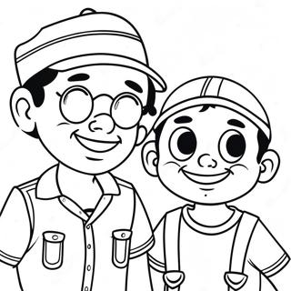 Pagina Para Colorir Chespirito E El Chavo Amigos 31839-16377