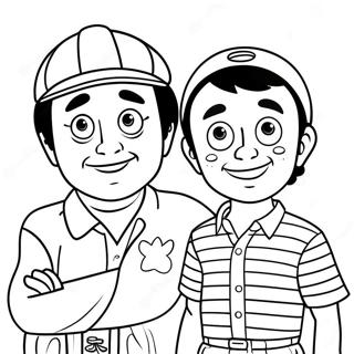 Pagina Para Colorir Chespirito E El Chavo Amigos 31839-16380