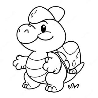 Pagina Para Colorir Koopa Troopa Feliz 31849-16385