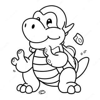 Pagina Para Colorir Koopa Troopa Feliz 31849-16388