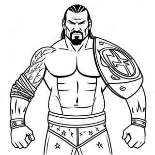 Pagina Para Colorir Wwe 31899-16414