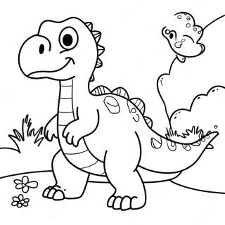 Páscoa Dos Dinossauros Páginas Para Colorir