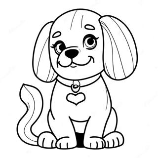 Pagina Para Colorir De Cachorro Da Barbie 31929-16438