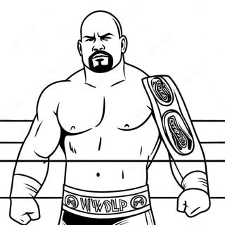 Pagina Para Colorir De Luta Pelo Campeonato Da Wwe 31950-16459