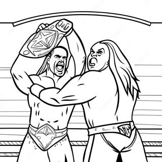 Pagina Para Colorir De Luta Pelo Campeonato Da Wwe 31950-16460