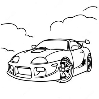 Pagina Para Colorir Do Carro Supra 3198-2610