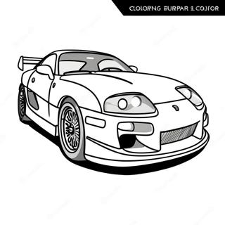 Pagina Para Colorir Do Carro Supra 3198-2611