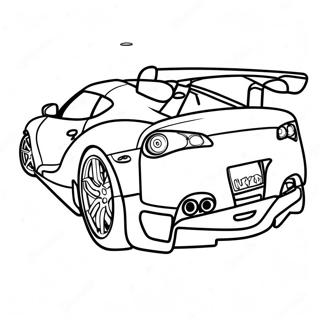 Pagina Para Colorir Do Carro Supra 3198-2612