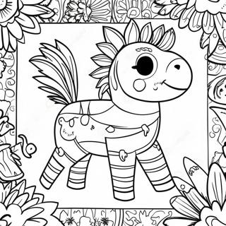 Pagina Para Colorir Pinata Colorida 32050-16537